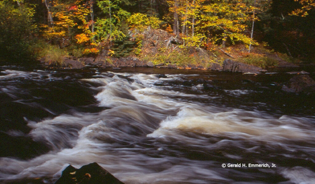 waterfall scene