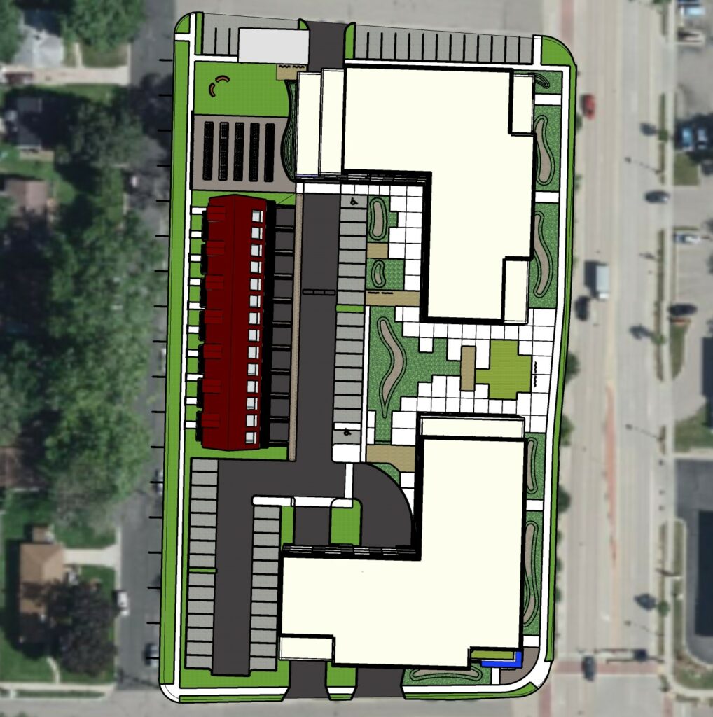 site plan of the Bloom development